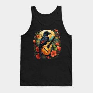 Umbrellabird Playing Guitar Tank Top